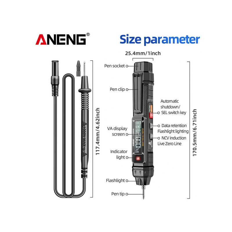 Pen type Multimeter A3005A