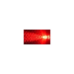 Klar rød superbright LED 3 mm