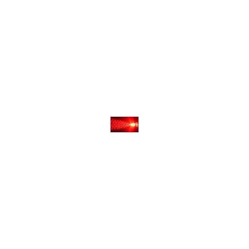 Klar rød superbright LED 3 mm