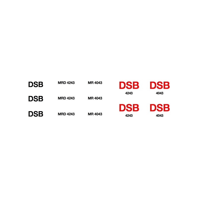 DSB - MR-MRD - Hvid/røde døre