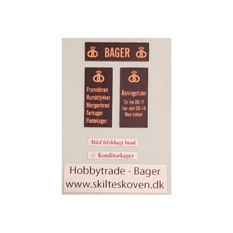 Hobbytrade Bager - vinyl mærker