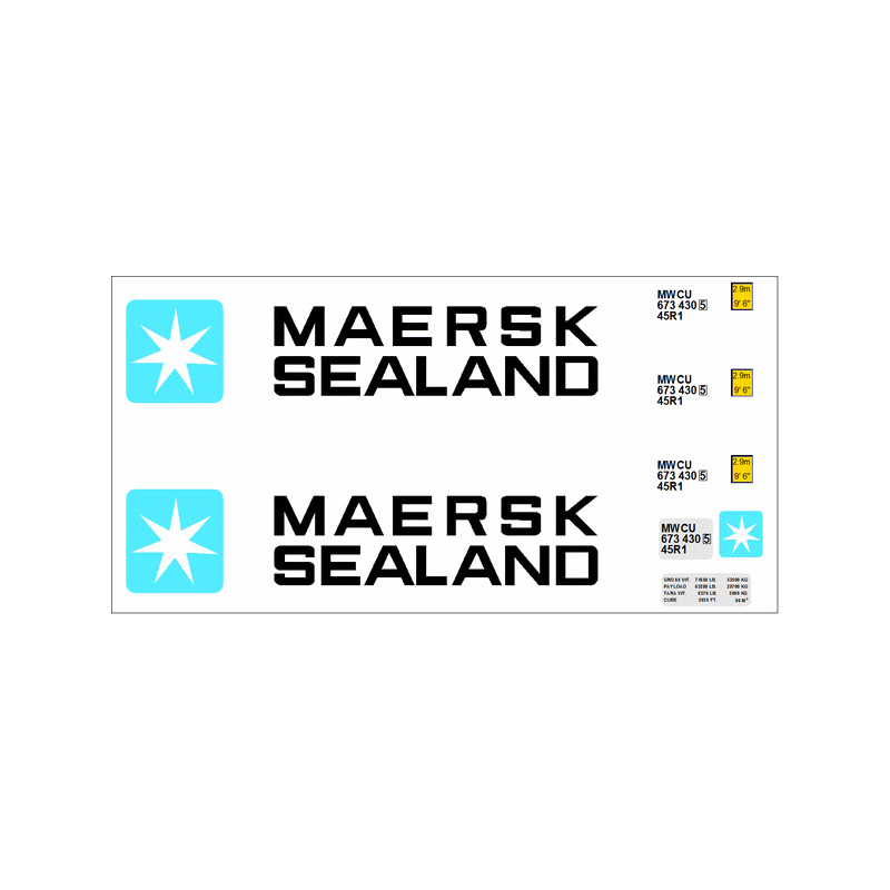 Maersk Sealand Container 20 fod