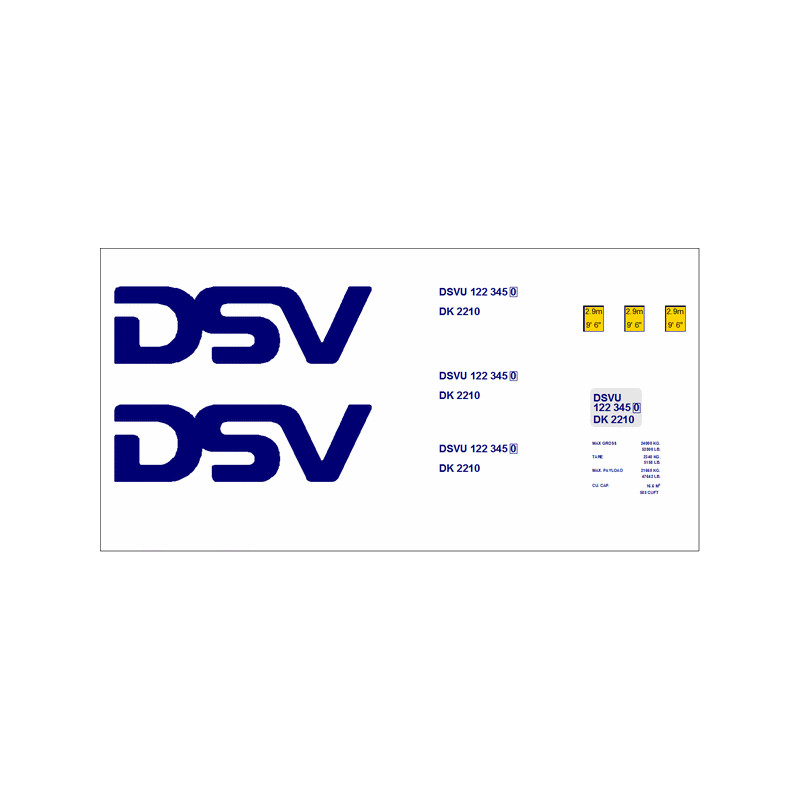 DSV Container - 20 fod