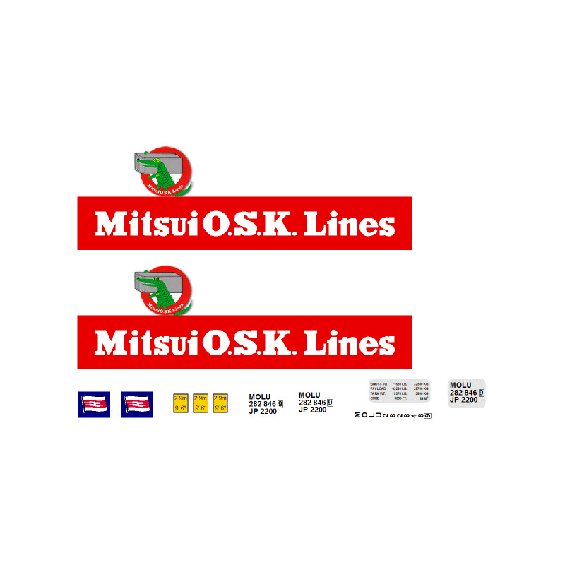 Mitsui O.S.K. Lines Container - 40 fod